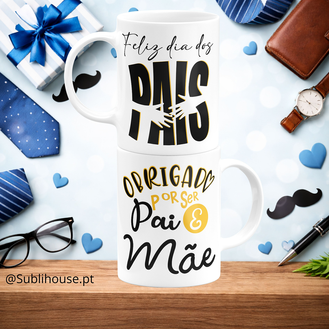 Caneca de Cerâmica - Obrigado por ser Pai e Mãe 1
