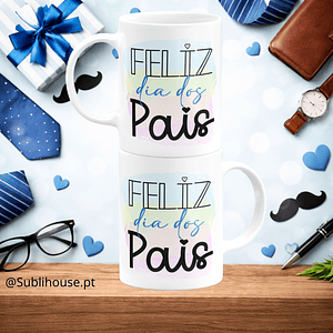 Caneca de Cerâmica - Feliz Dia dos Pais