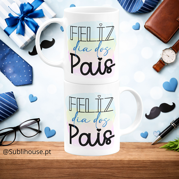 Caneca de Cerâmica - Feliz Dia dos Pais 1