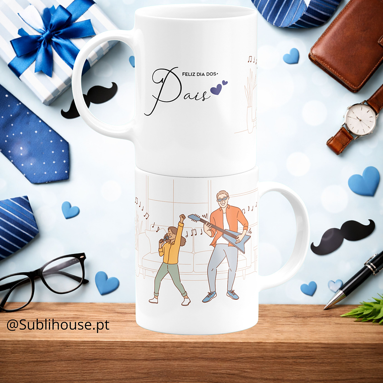 Caneca de Cerâmica - Feliz Dia dos Pais 5