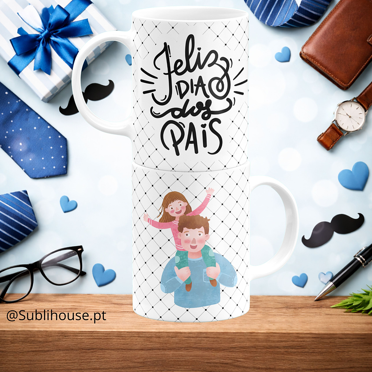 Caneca de Cerâmica - Feliz Dia dos Pais 6