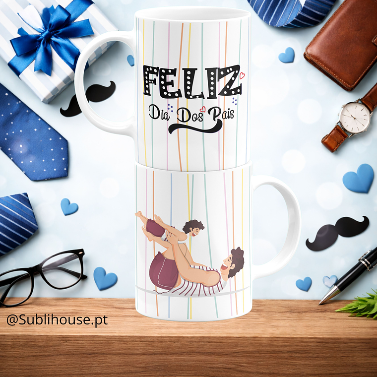Caneca de Cerâmica - Feliz Dia dos Pais 7