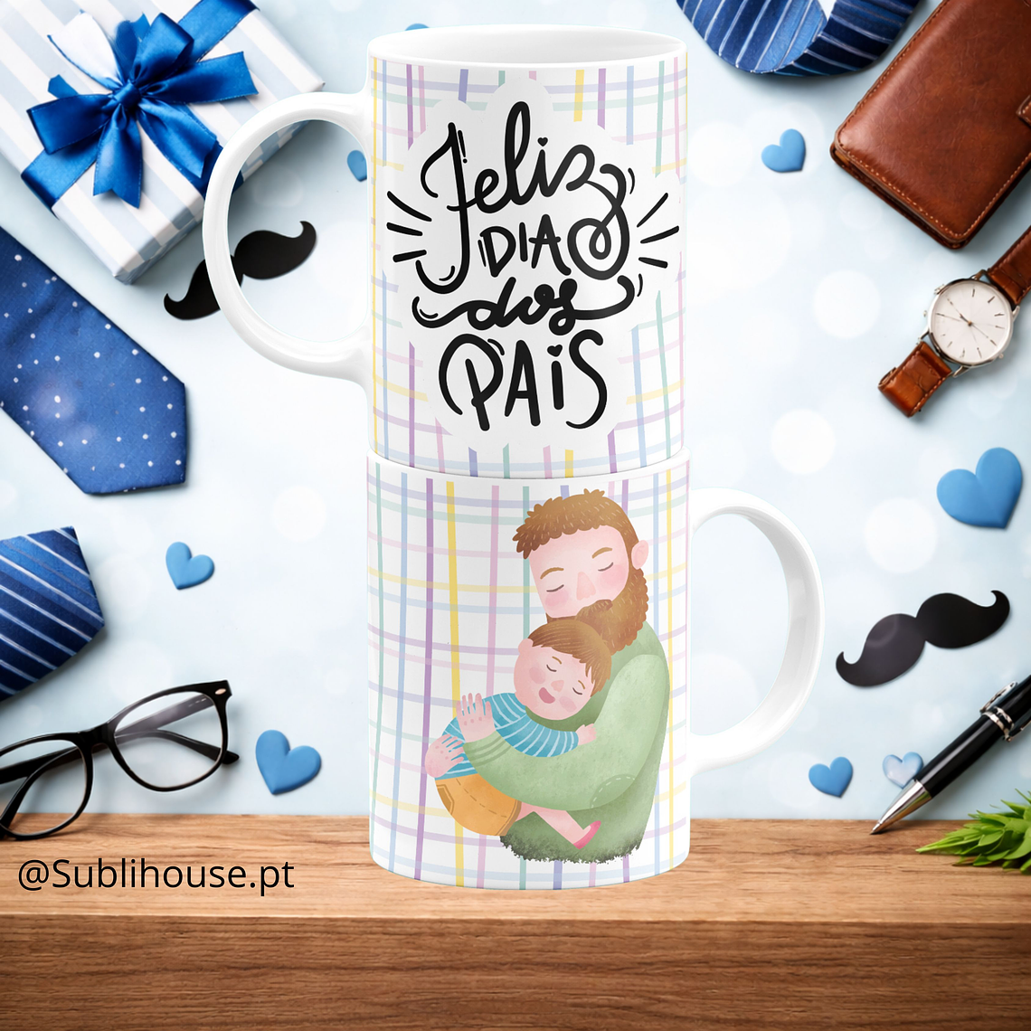 Caneca de Cerâmica - Feliz Dia dos Pais 8