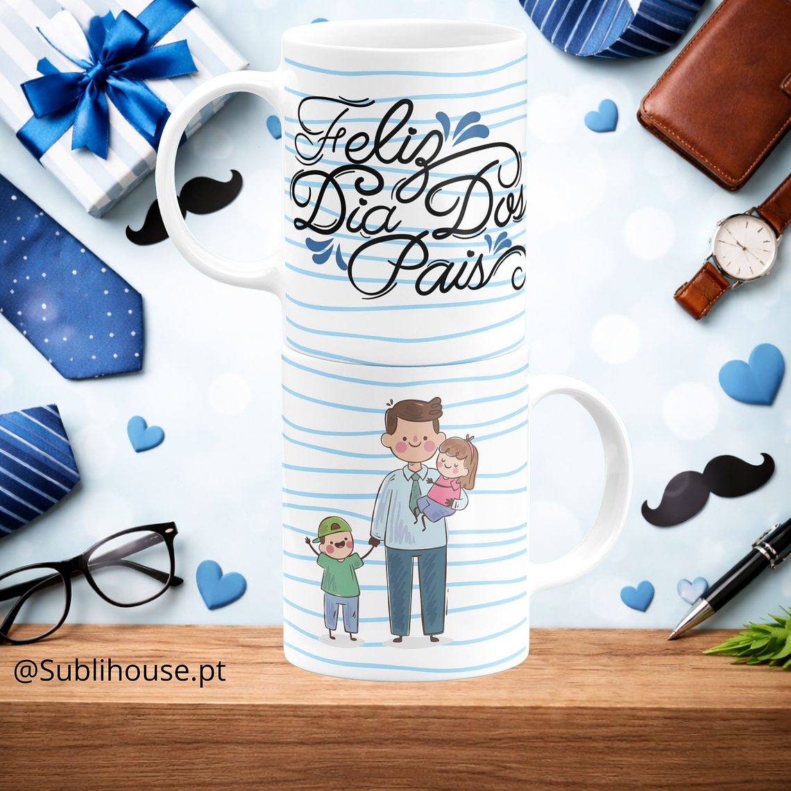 Caneca de Cerâmica - Feliz Dia dos Pais 9