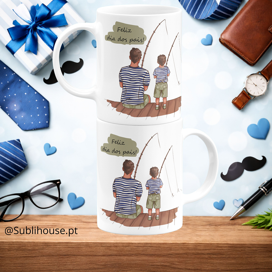 Caneca de Cerâmica - Feliz Dia dos Pais 10