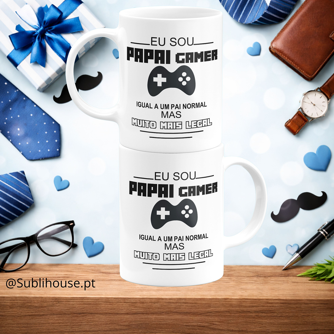 Caneca de Cerâmica - Pai Gamer 1