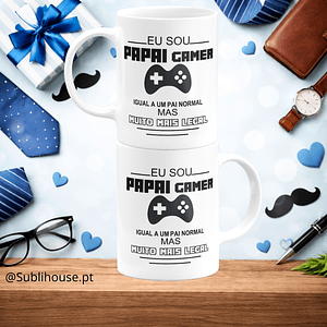 Caneca de Cerâmica - Pai Gamer
