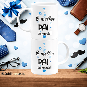 Caneca de Cerâmica - O melhor Pai do Mundo 