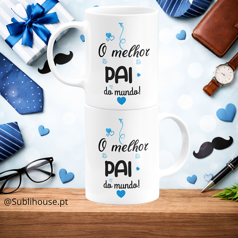 Caneca de Cerâmica - O melhor Pai do Mundo  1
