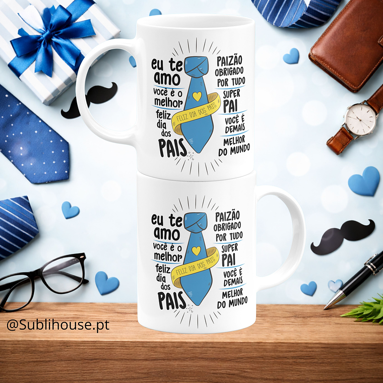 Caneca de Cerâmica - Pai eu te amo 1