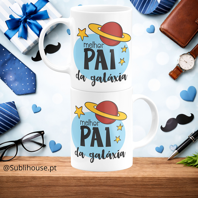 Caneca de Cerâmica - O melhor Pai da Galáxia 1