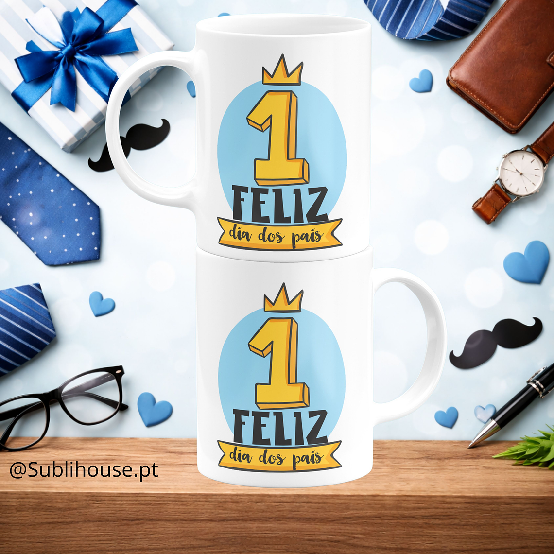 Caneca de Cerâmica - Primeiro Dia Dos Pais 1