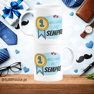 Caneca de Cerâmica - O melhor Pai Sempre