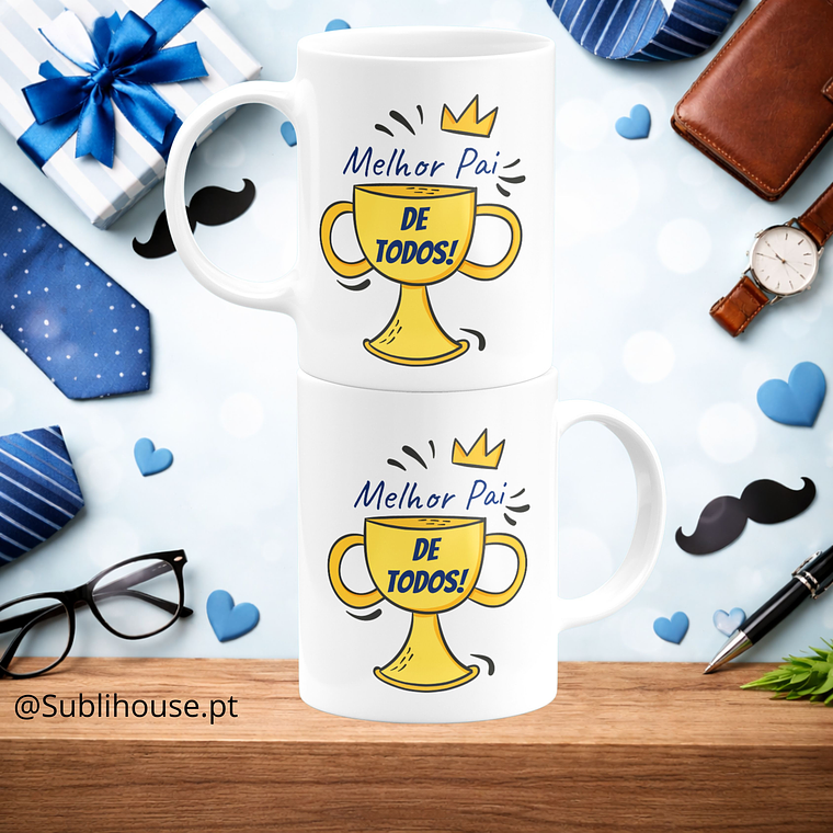 Caneca de Cerâmica - O melhor Pai de Todos 1