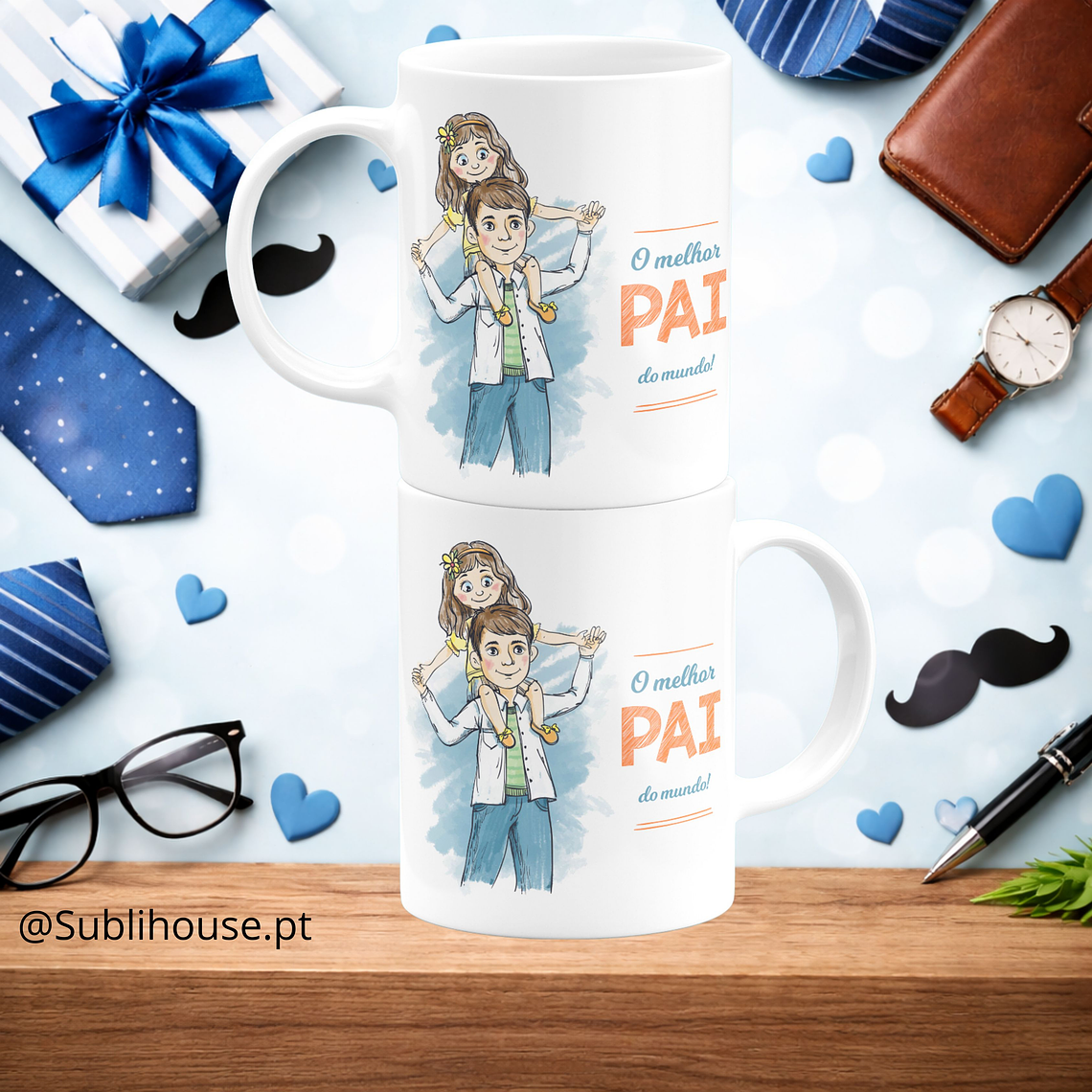 Caneca de Cerâmica - O melhor Pai do Mundo  3