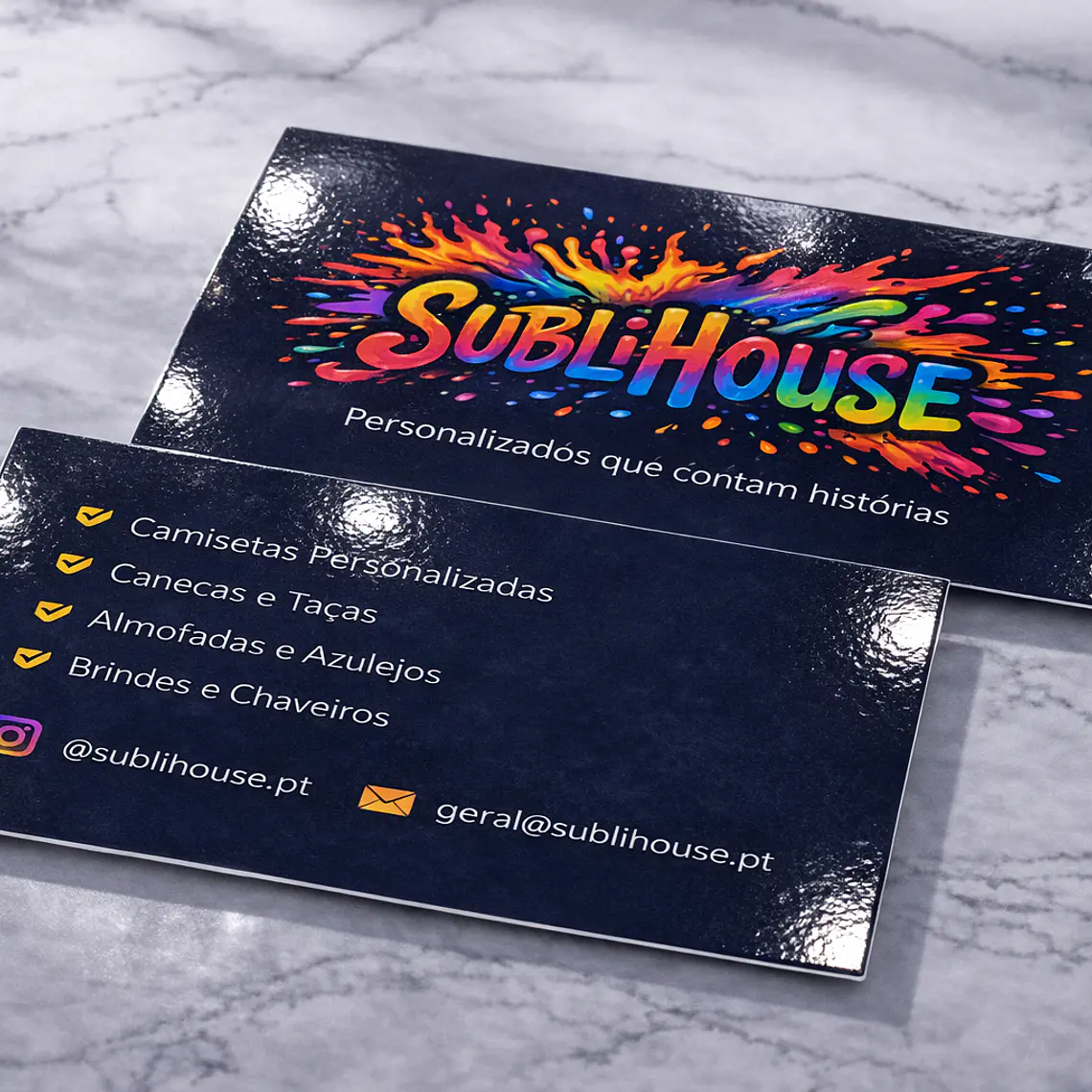 Cartões de Visita 5,5x8,5cm  5