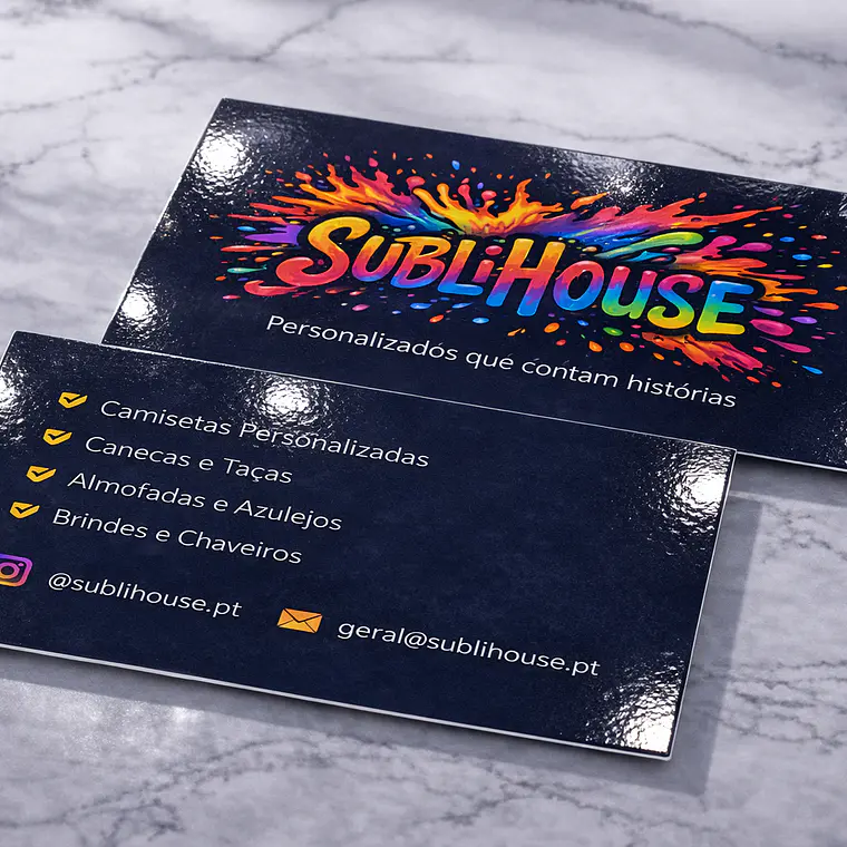 Cartões de Visita 5,5x8,5cm  5