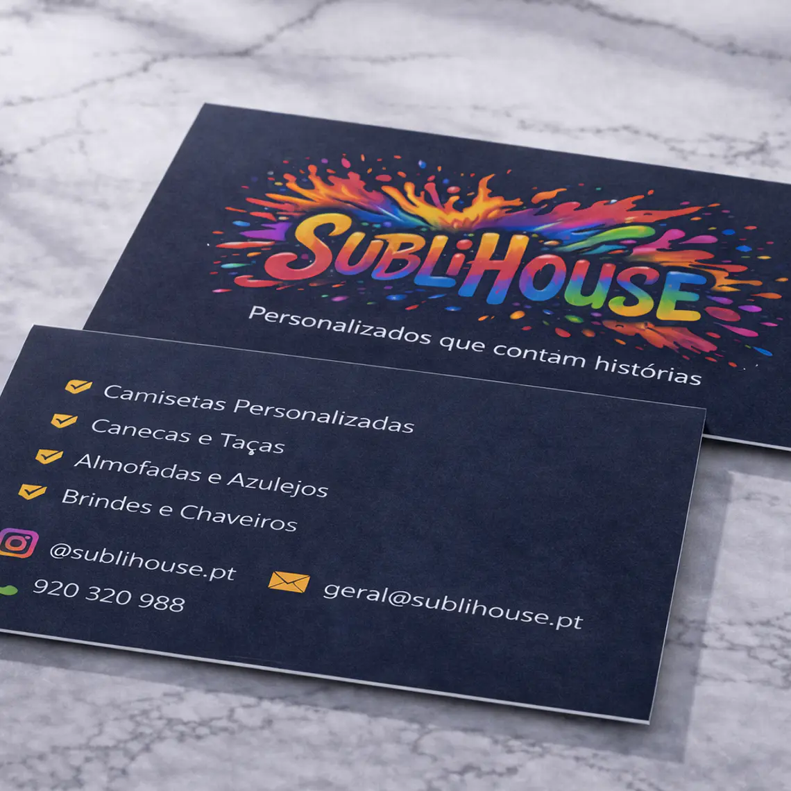 Cartões de Visita 5,5x8,5cm  9