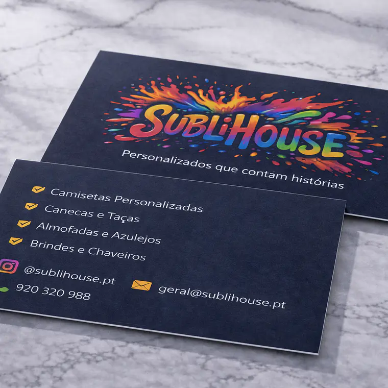 Cartões de Visita 5,5x8,5cm  9