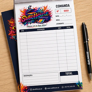 Bloco de notas 50 folhas