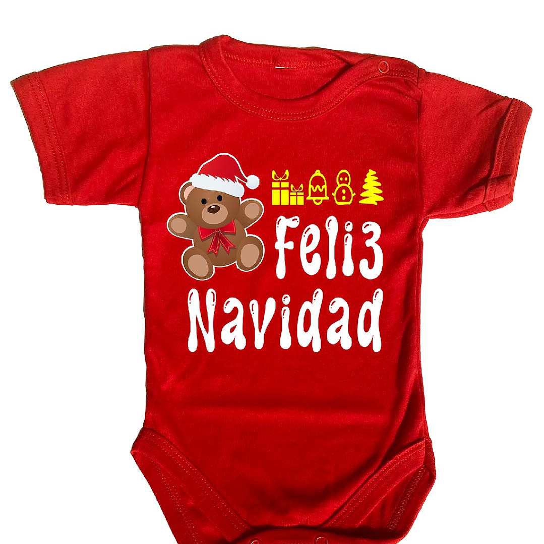 Pilucho - Body modelos Manga Corta de NAVIDAD 6