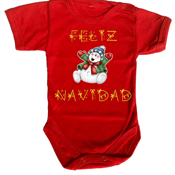 Pilucho - Body modelos Manga Corta de NAVIDAD 6