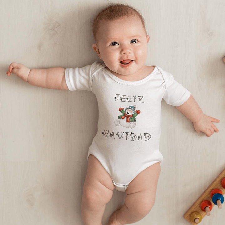 Pilucho - Body modelos Manga Corta de NAVIDAD 1