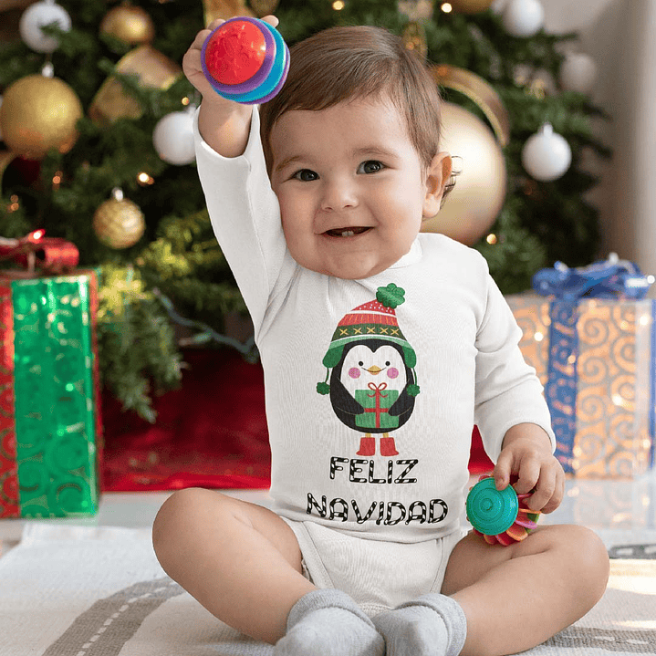 Pilucho - Body modelos Manga Larga de NAVIDAD 5
