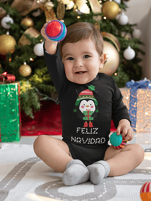Pilucho - Body modelos Manga Larga de NAVIDAD