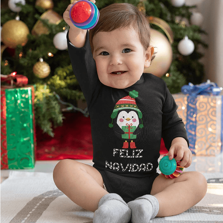 Pilucho - Body modelos Manga Larga de NAVIDAD 1