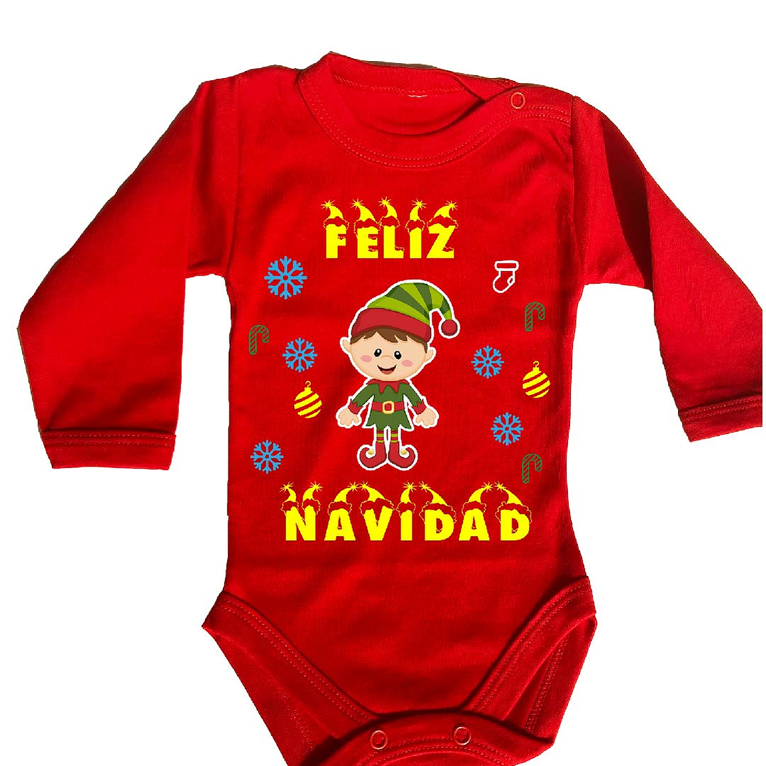 Pilucho - Body modelos Manga Larga de NAVIDAD 4