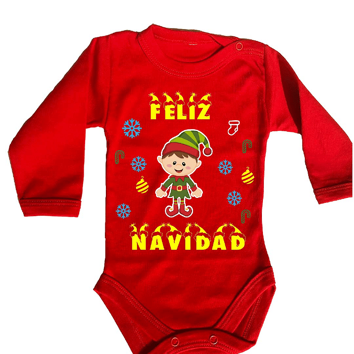 Pilucho - Body modelos Manga Larga de NAVIDAD 4