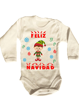 Pilucho - Body modelos Manga Larga de NAVIDAD