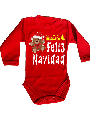 Pilucho - Body modelos Manga Larga de NAVIDAD