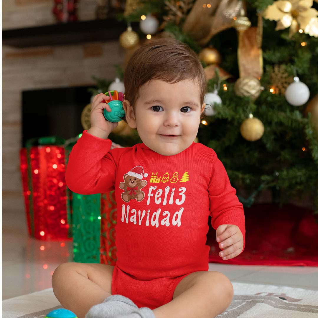 Pilucho - Body modelos Manga Larga de NAVIDAD 1