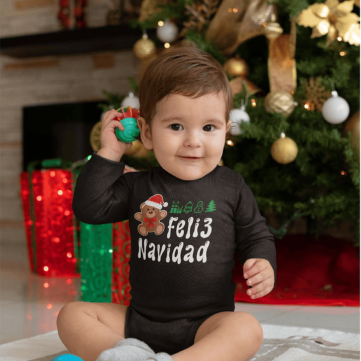Pilucho - Body modelos Manga Larga de NAVIDAD 5