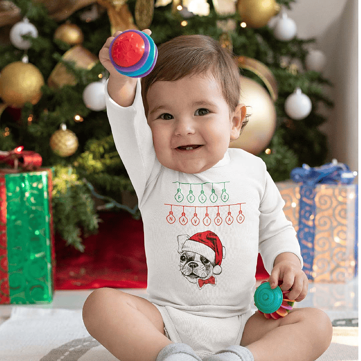 Pilucho - Body modelos Manga Larga de NAVIDAD 5