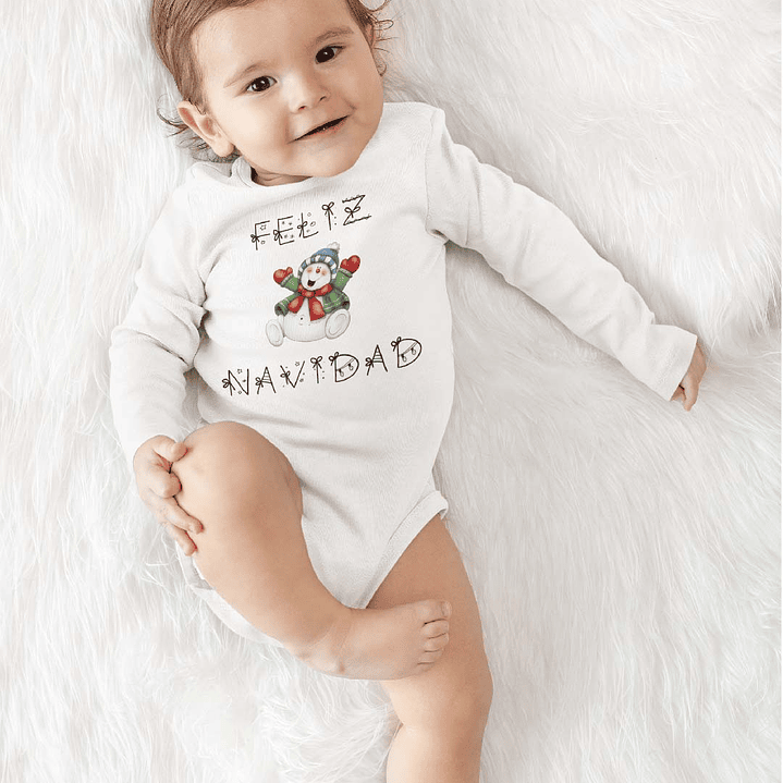 Pilucho - Body modelos Manga Larga de NAVIDAD 1