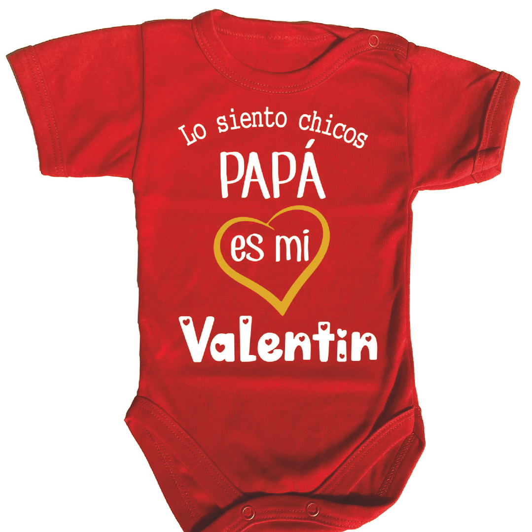 Body - Pilucho Manga Corta Dia de los Enamorados - San Valentín 4