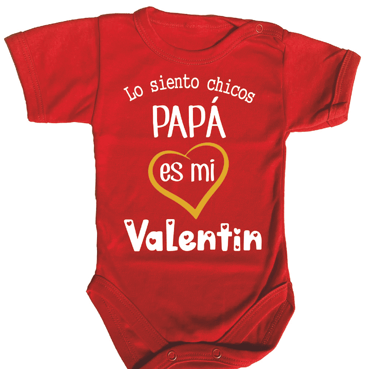 Body - Pilucho Manga Corta Dia de los Enamorados - San Valentín 4