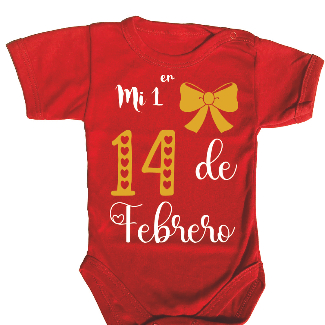 Body - Pilucho Manga Corta Dia de los Enamorados - San Valentín 2