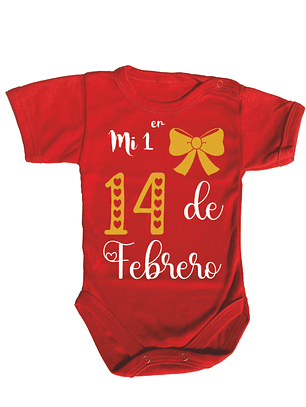 Body - Pilucho Manga Corta Dia de los Enamorados - San Valentín