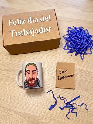 Tazas Blancas Día del Trabajador Pack 1