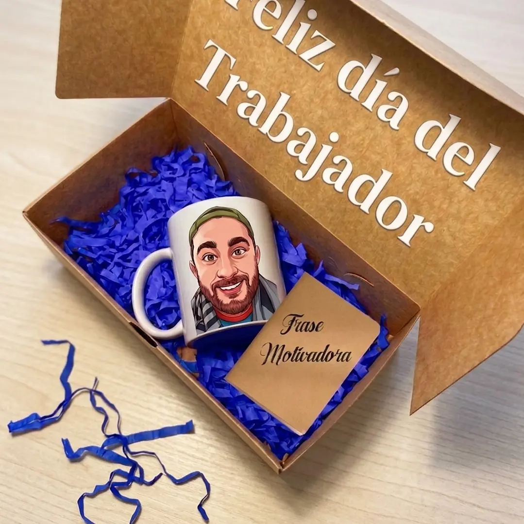 Tazas Blancas Día del Trabajador Pack 1 3