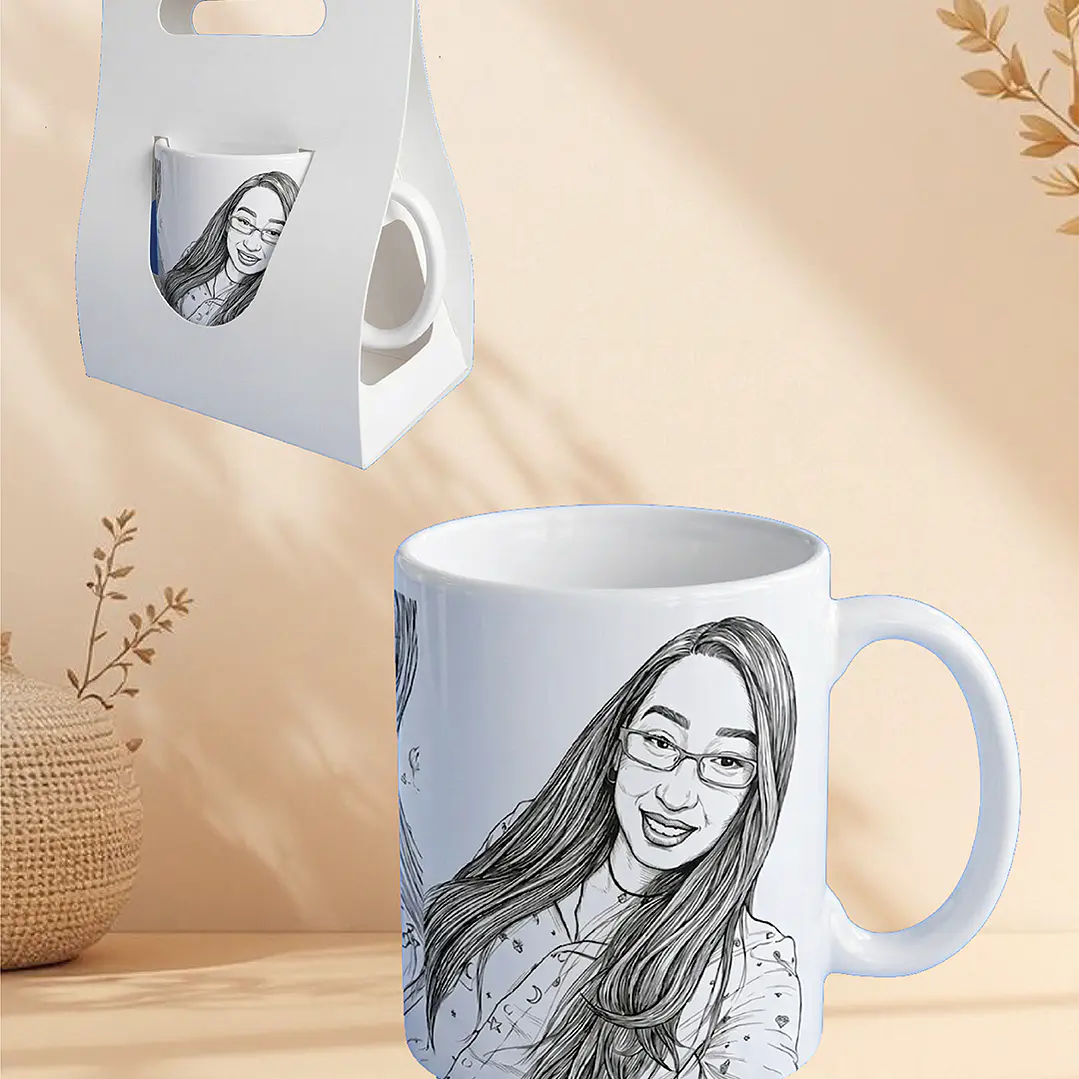 Combo Tazas Personalizadas + Cajas Blancas - Día del Trabajador Pack 2 4