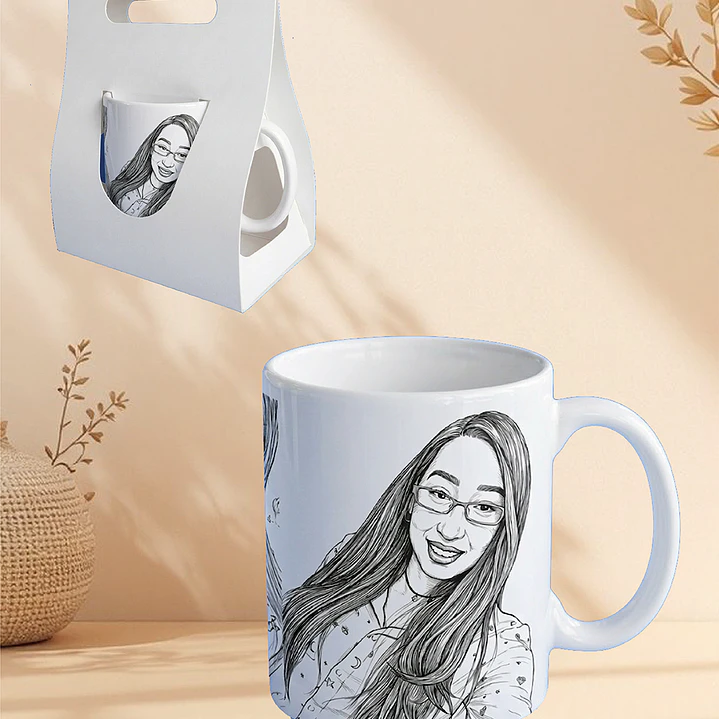 Combo Tazas Personalizadas + Cajas Blancas - Día del Trabajador Pack 2 4