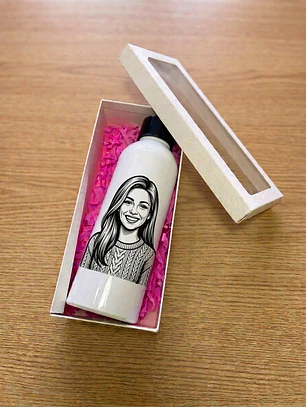 Botella Sport Personalizada Blanca - Día del Trabajador Pack 2