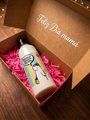 Botella Sport Personalizada Blanca - Día de las Madres
