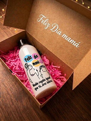 Botella Sport Personalizada Blanca - Día de las Madres