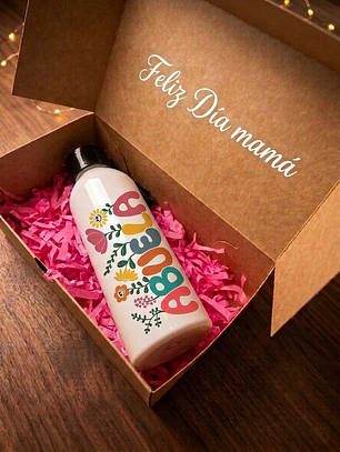 Botella Sport Personalizada Blanca - Día de las Madres